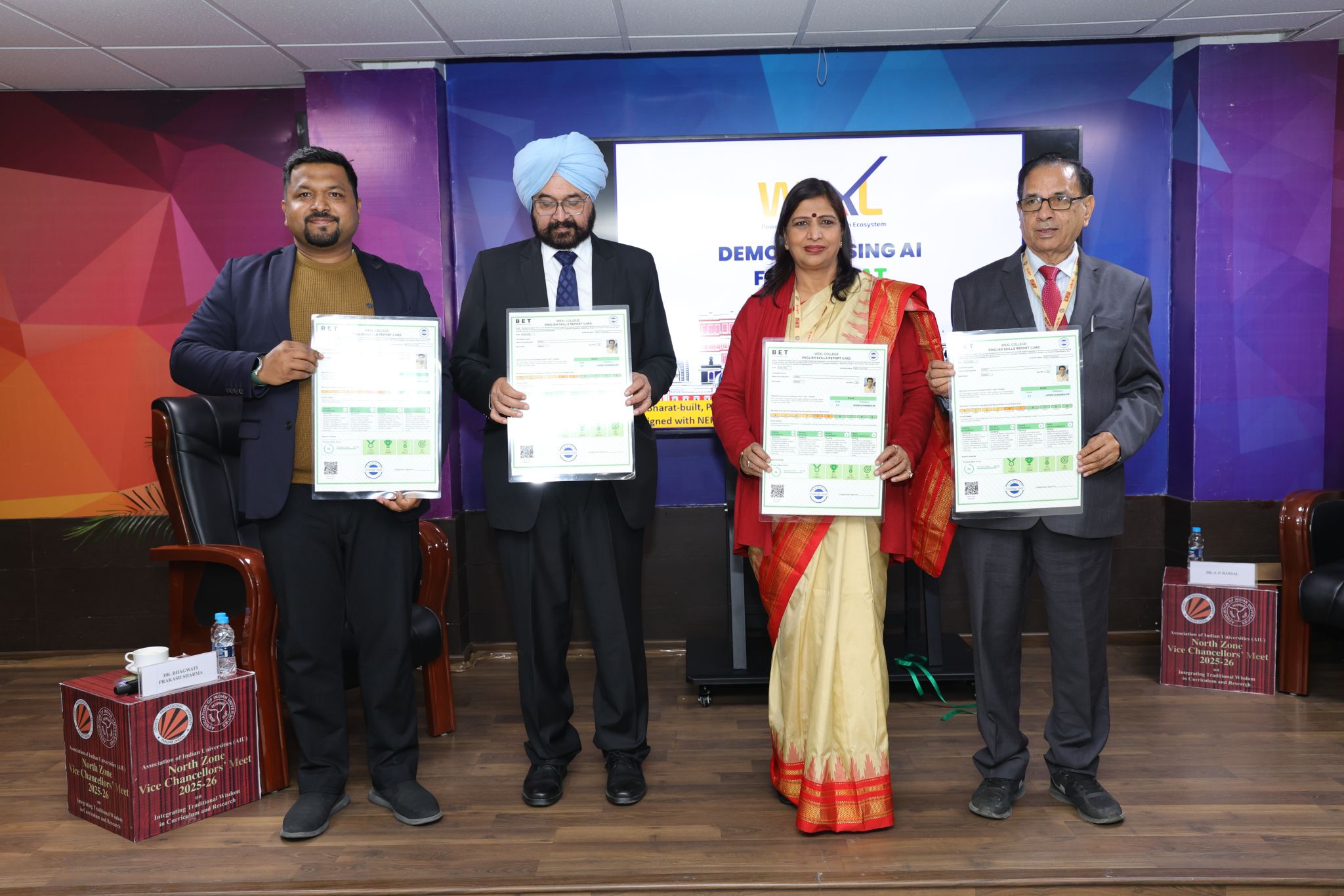 Bharat English Test (BET™) Showcased at AIU North Zone Vice-Chancellors’ Meet 2025–26